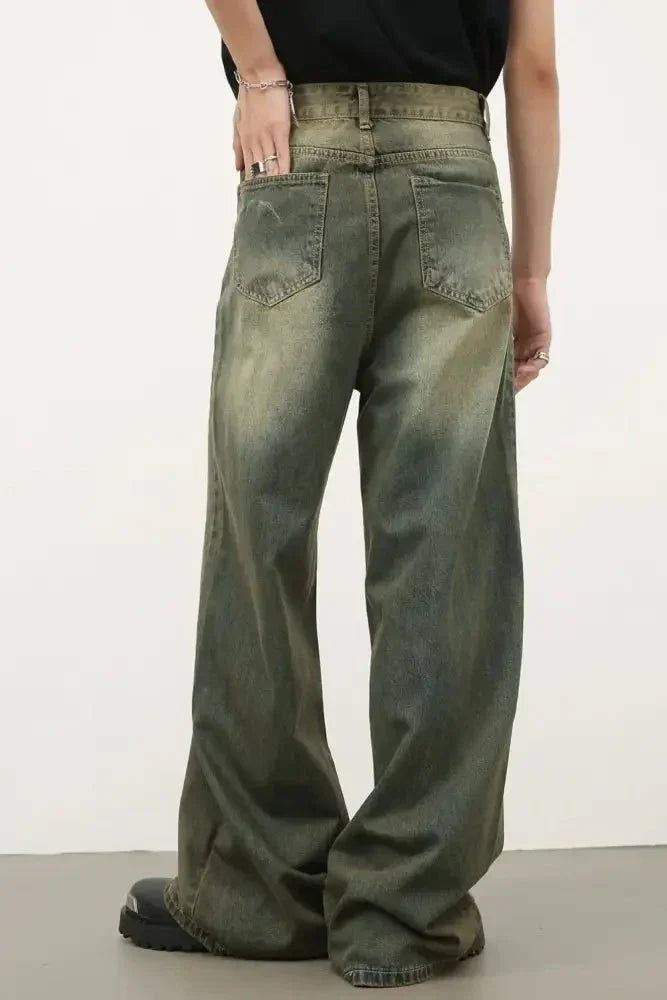 Men's Wide Leg Jeans with Pockets - Update AvenueTrendsi100400679289335100400679289335Men's Wide Leg Jeans with PocketsDark