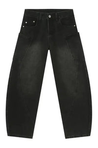 Men's Wide Leg Jeans with Pockets - Update AvenueTrendsi100400801763613100400801763613Men's Wide Leg Jeans with PocketsBlack