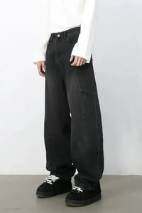 Men's Wide Leg Jeans with Pockets - Update AvenueTrendsi100400801763613100400801763613Men's Wide Leg Jeans with PocketsBlack
