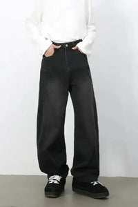 Men's Wide Leg Jeans with Pockets - Update AvenueTrendsi100400801763613100400801763613Men's Wide Leg Jeans with PocketsBlack