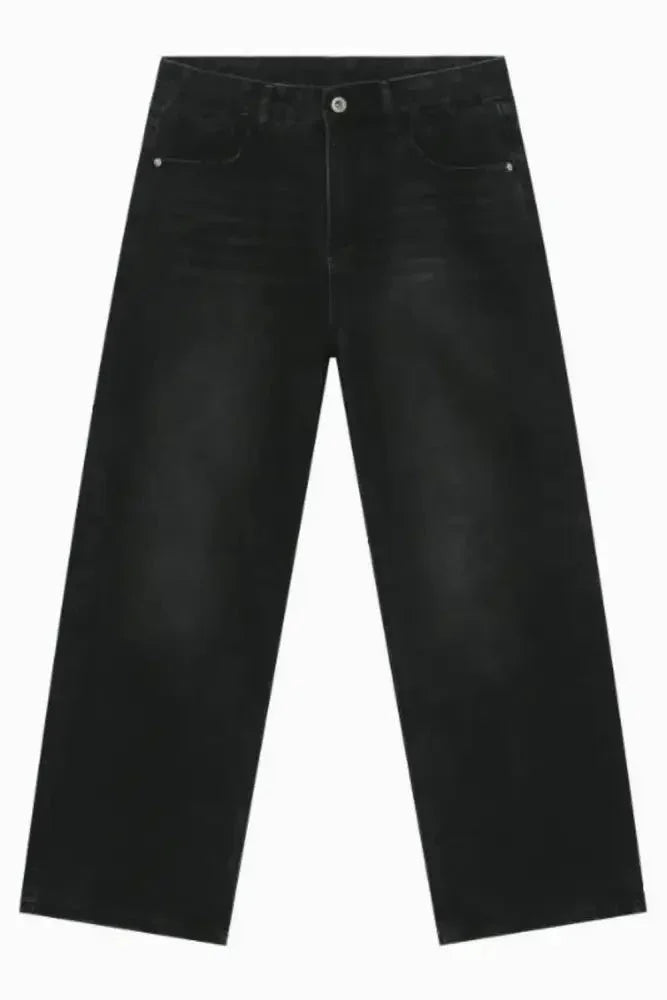 Men's Wide Leg Jeans with Pockets - Update AvenueTrendsi100400825082013100400825082013Men's Wide Leg Jeans with PocketsBlack