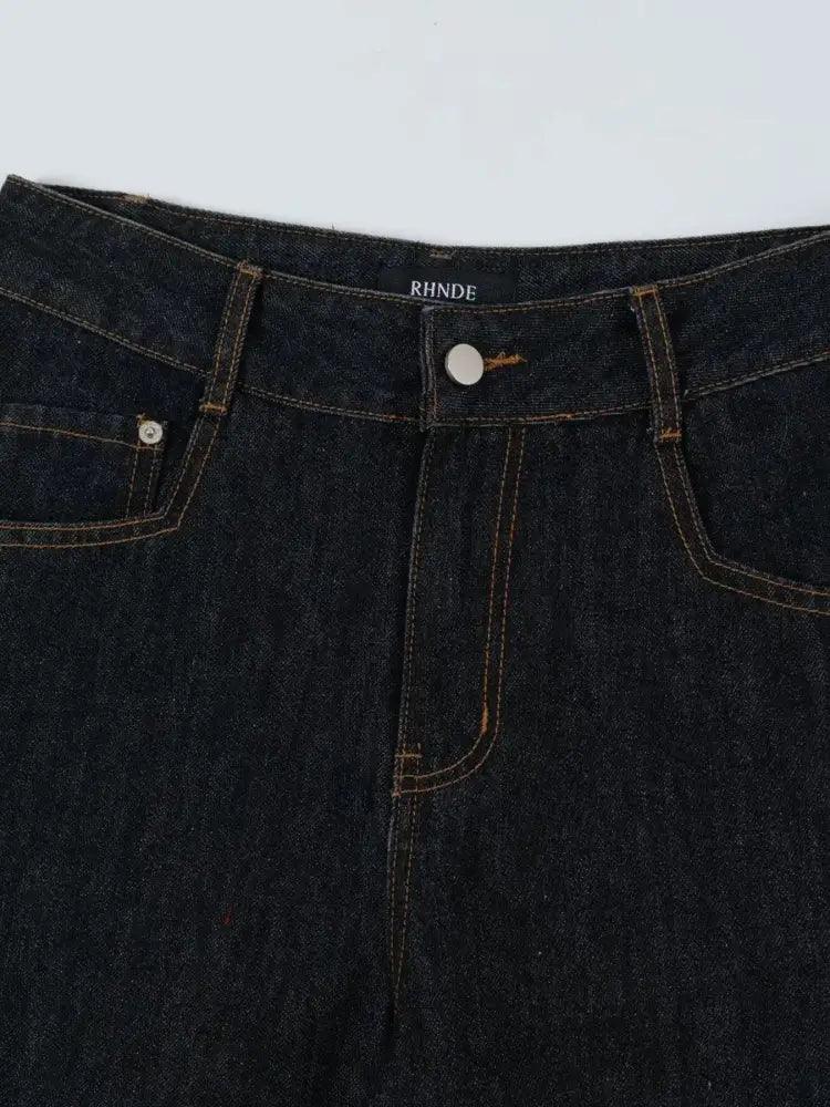 Men's Wide Leg Jeans with Pockets - Update AvenueTrendsi100400974618439100400974618439Men's Wide Leg Jeans with PocketsBlack