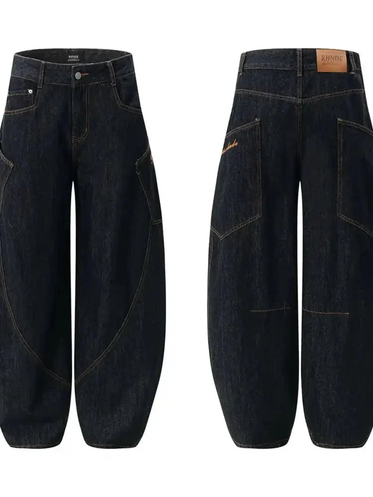 Men's Wide Leg Jeans with Pockets - Update AvenueTrendsi100400974618439100400974618439Men's Wide Leg Jeans with PocketsBlack