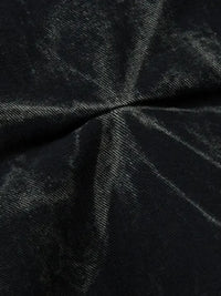 Men's Wide Leg Jeans with Ruched Detail