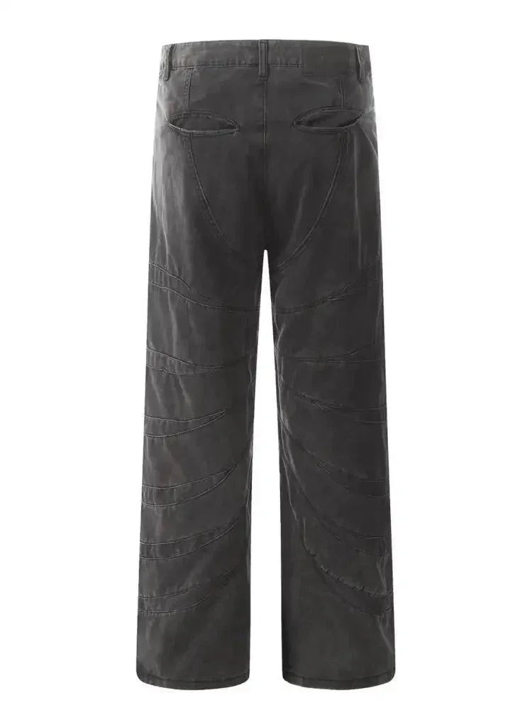 Men's Wide Leg Jeans - Update AvenueTrendsi100400142537156100400142537156Men's Wide Leg JeansBlack