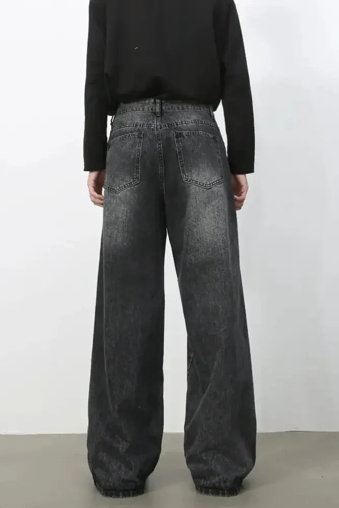Men's Wide Leg Jeans - Update AvenueTrendsi100400202877099100400202877099Men's Wide Leg JeansDark