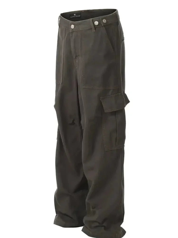 Men's Wide Leg Jeans - Update AvenueTrendsi100400284224453100400284224453Men's Wide Leg JeansBlack Brown