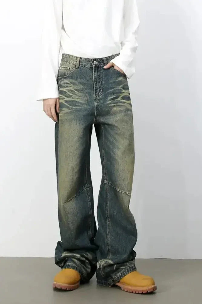 Men's Wide Leg Jeans - Update AvenueTrendsi100400330950086100400330950086Men's Wide Leg JeansMedium