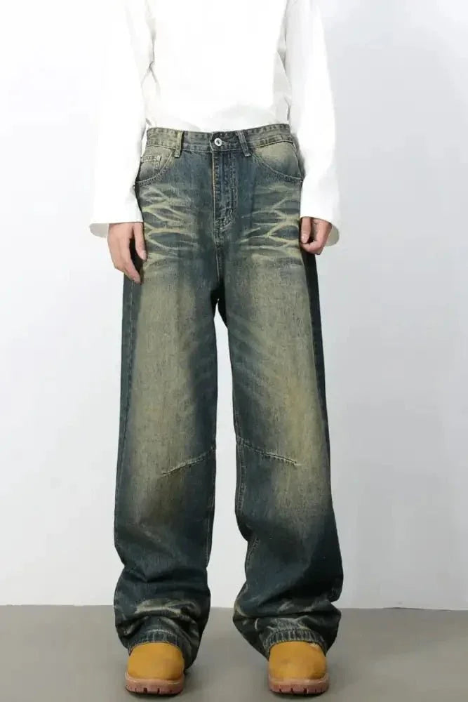 Men's Wide Leg Jeans - Update AvenueTrendsi100400330950086100400330950086Men's Wide Leg JeansMedium
