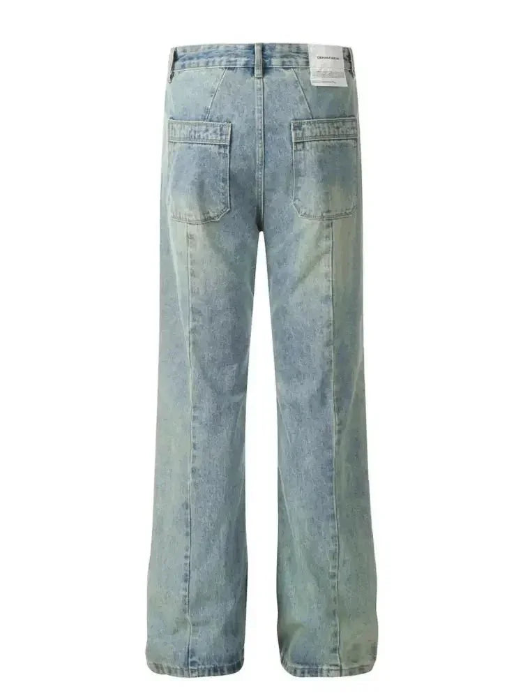 Men's Wide Leg Jeans - Update AvenueTrendsi100400390047711100400390047711Men's Wide Leg JeansWashed Blue
