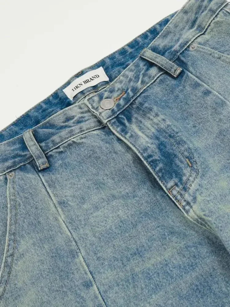 Men's Wide Leg Jeans - Update AvenueTrendsi100400390047711100400390047711Men's Wide Leg JeansWashed Blue