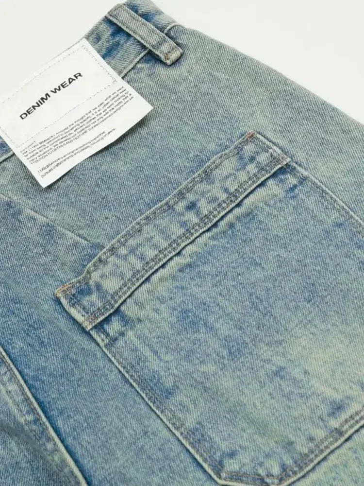Men's Wide Leg Jeans - Update AvenueTrendsi100400390047711100400390047711Men's Wide Leg JeansWashed Blue