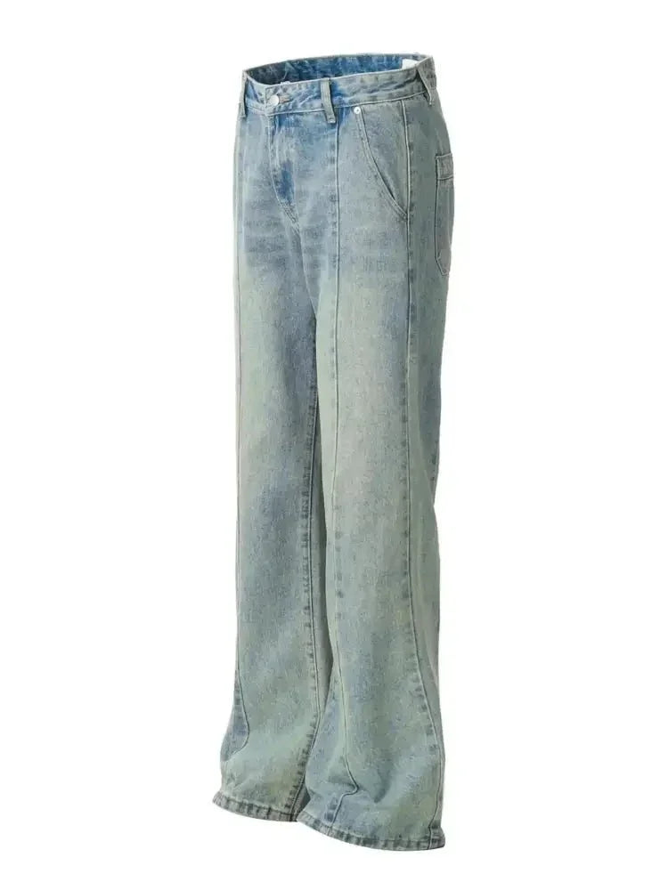 Men's Wide Leg Jeans - Update AvenueTrendsi100400390047711100400390047711Men's Wide Leg JeansWashed Blue