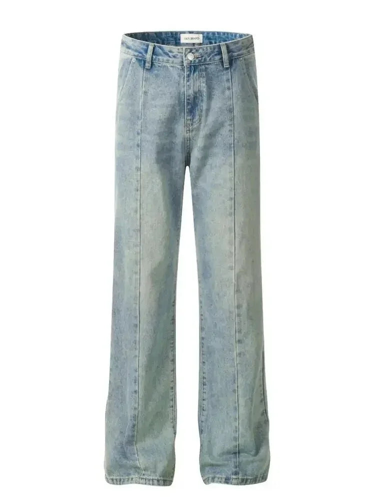 Men's Wide Leg Jeans - Update AvenueTrendsi100400390047711100400390047711Men's Wide Leg JeansWashed Blue