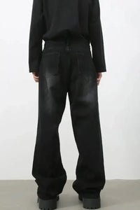 Men's Wide Leg Jeans - Update AvenueTrendsi100400400604116100400400604116Men's Wide Leg JeansBlack