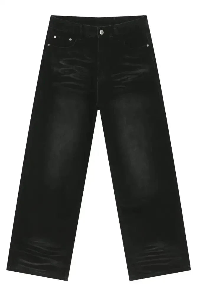 Men's Wide Leg Jeans - Update AvenueTrendsi100400400604116100400400604116Men's Wide Leg JeansBlack