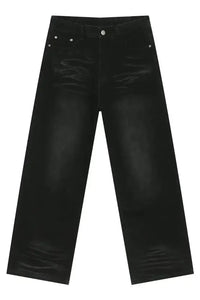 Men's Wide Leg Jeans - Update AvenueTrendsi100400400604116100400400604116Men's Wide Leg JeansBlack