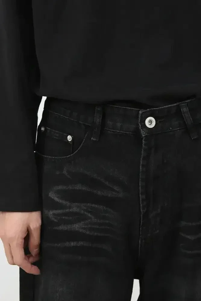 Men's Wide Leg Jeans - Update AvenueTrendsi100400400604116100400400604116Men's Wide Leg JeansBlack
