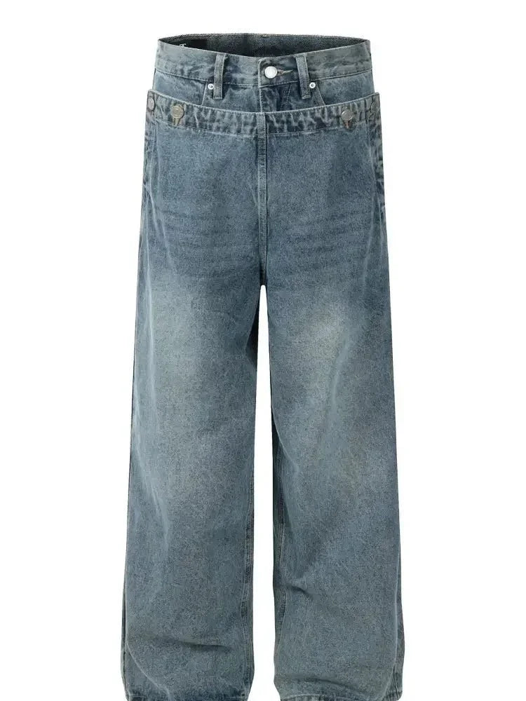 Men's Wide Leg Jeans - Update AvenueTrendsi100400429139480100400429139480Men's Wide Leg JeansBlue