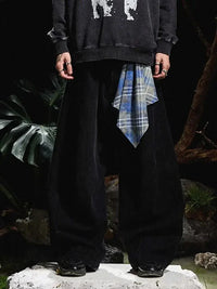 Men's Wide Leg Jeans - Update AvenueTrendsi100400600038719100400600038719Men's Wide Leg JeansBlack