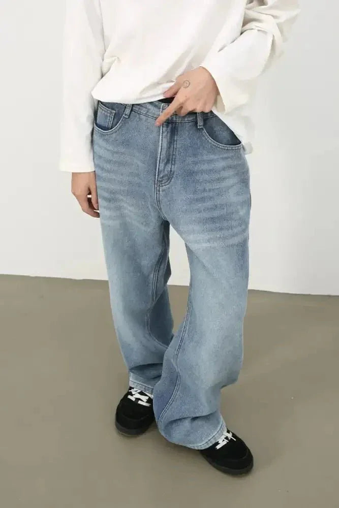 Men's Wide Leg Jeans - Update AvenueTrendsi100400627174645100400627174645Men's Wide Leg JeansMedium
