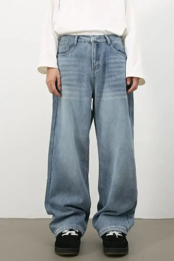 Men's Wide Leg Jeans - Update AvenueTrendsi100400627179132100400627179132Men's Wide Leg JeansDark