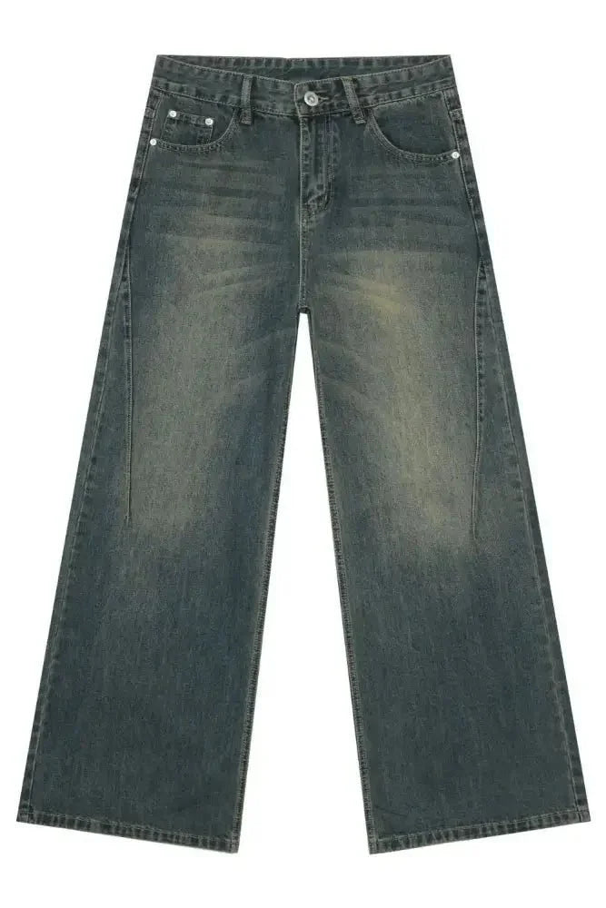 Men's Wide Leg Jeans - Update AvenueTrendsi100400744655015100400744655015Men's Wide Leg JeansDark