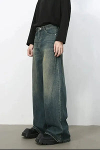 Men's Wide Leg Jeans - Update AvenueTrendsi100400744655015100400744655015Men's Wide Leg JeansDark