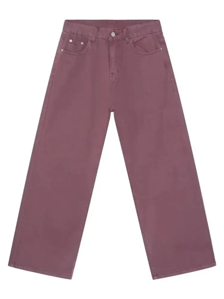Men's Wide Leg Jeans - Update AvenueTrendsi100400763585111100400763585111Men's Wide Leg JeansMauve