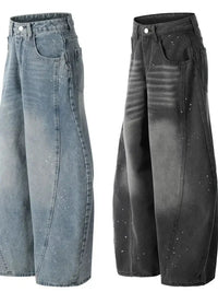 Men's Wide Leg Jeans - Update AvenueTrendsi100400892790339100400892790339Men's Wide Leg JeansBlue