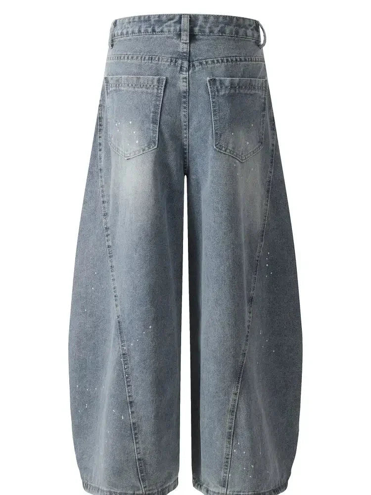 Men's Wide Leg Jeans - Update AvenueTrendsi100400892790339100400892790339Men's Wide Leg JeansBlue