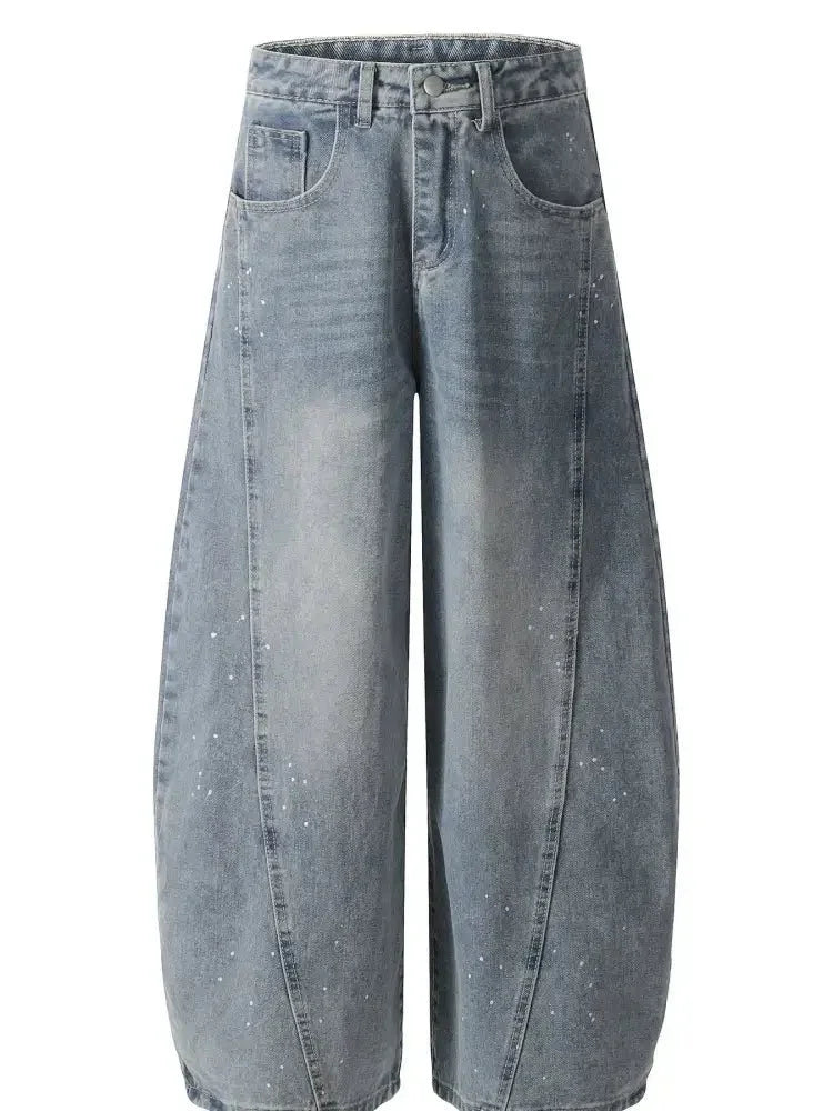 Men's Wide Leg Jeans - Update AvenueTrendsi100400892790339100400892790339Men's Wide Leg JeansBlue