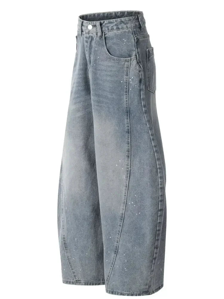 Men's Wide Leg Jeans - Update AvenueTrendsi100400892790339100400892790339Men's Wide Leg JeansBlue