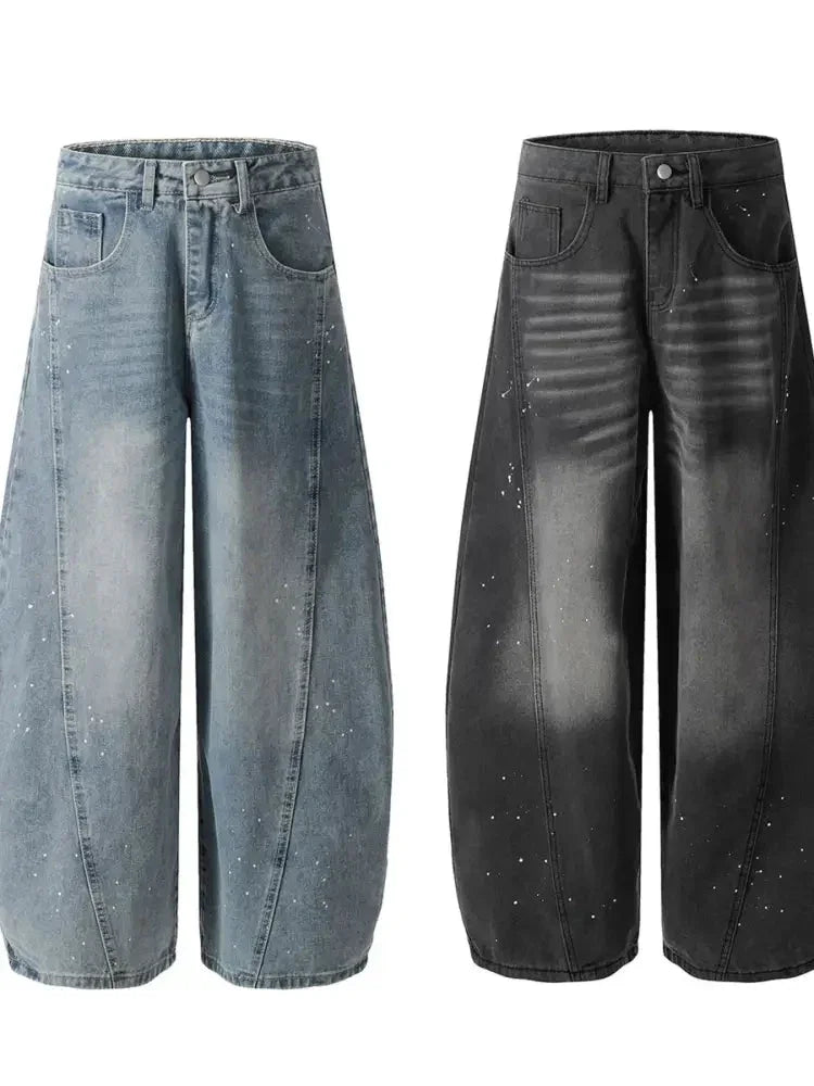 Men's Wide Leg Jeans - Update AvenueTrendsi100400892790339100400892790339Men's Wide Leg JeansBlue