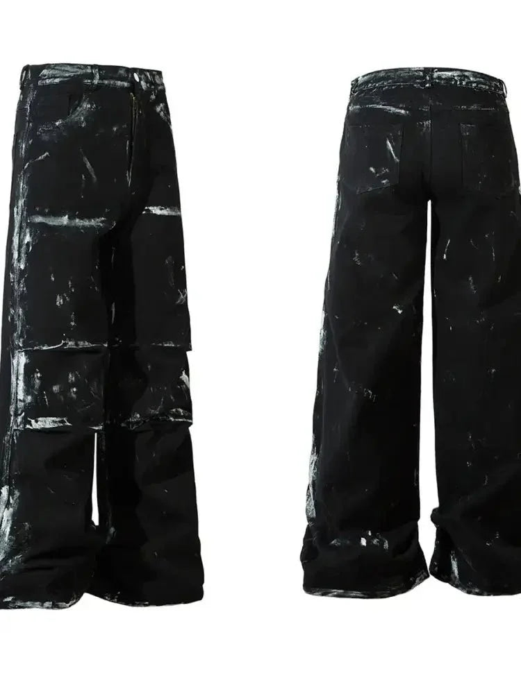 Men's Wide Leg Jeans - Update AvenueTrendsi100400920853144100400920853144Men's Wide Leg JeansBlack