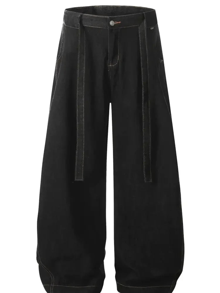 Men's Wide-Leg Oversized Baggy Jeans