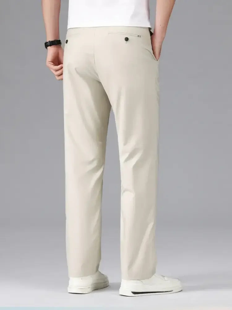 Men's Wide Leg Pants with Pockets