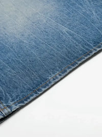 Men's Wide Leg Relaxed Fit Denim Shorts