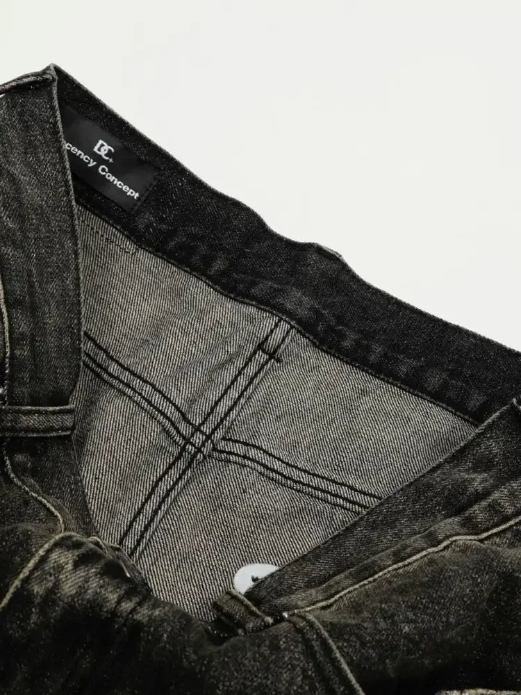 Men's Wide Leg Relaxed Fit Jeans