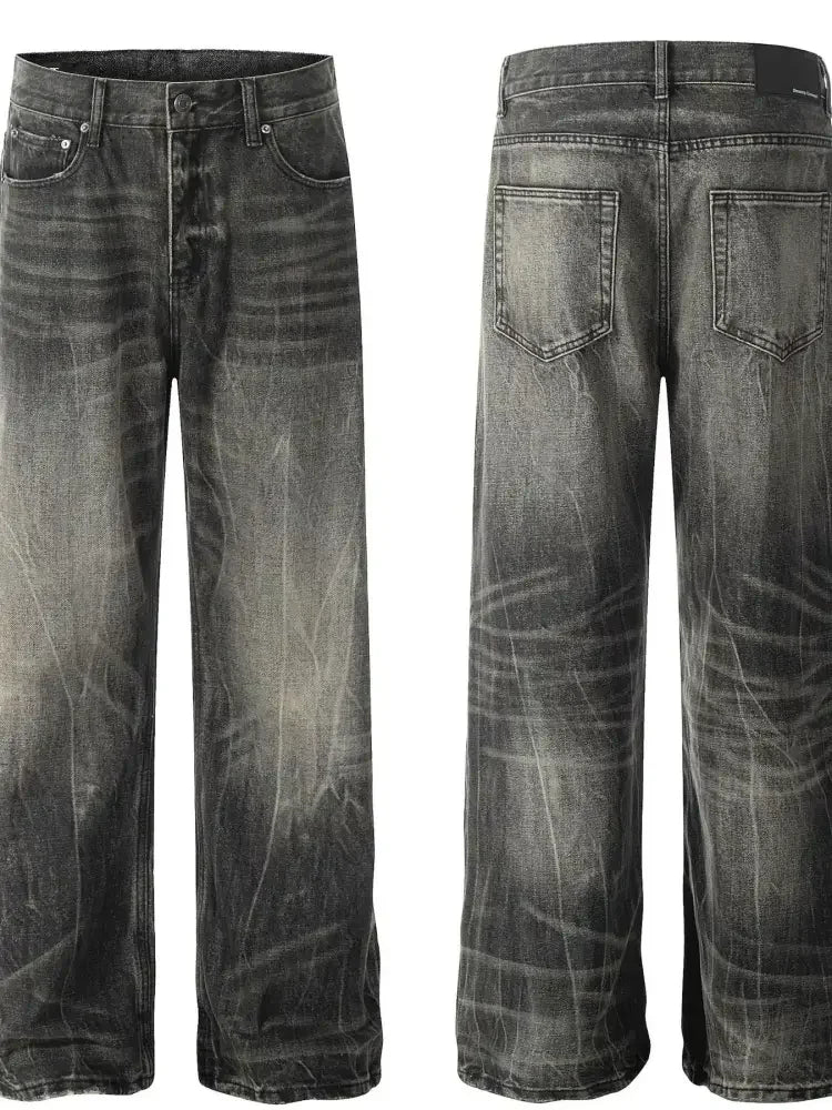 Men's Wide Leg Relaxed Fit Jeans