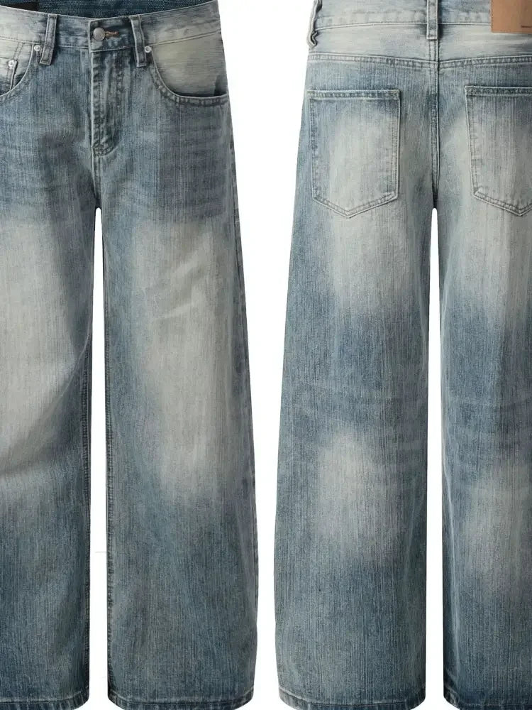 Men's Wide Leg Relaxed Fit Jeans