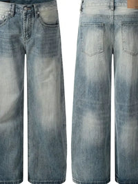 Men's Wide Leg Relaxed Fit Jeans