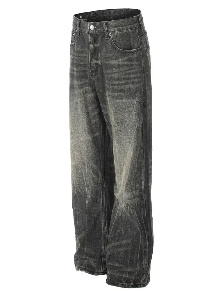 Men's Wide Leg Relaxed Fit Jeans