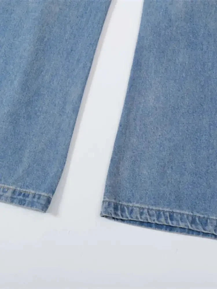 Men's Wide Leg Relaxed Fit Jeans - Update AvenueTrendsi100400223993889100400223993889Men's Wide Leg Relaxed Fit JeansBlue
