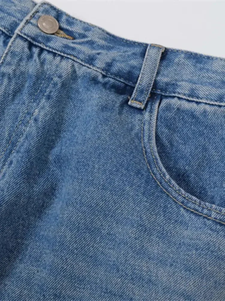 Men's Wide Leg Relaxed Fit Jeans - Update AvenueTrendsi100400223993889100400223993889Men's Wide Leg Relaxed Fit JeansBlue