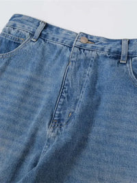 Men's Wide Leg Relaxed Fit Jeans - Update AvenueTrendsi100400223993889100400223993889Men's Wide Leg Relaxed Fit JeansBlue