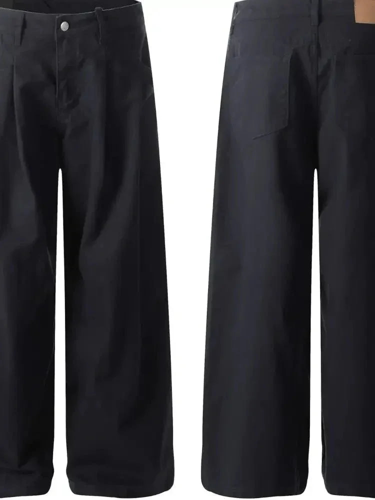 Men's Wide Leg Relaxed Fit Jeans - Update AvenueTrendsi100400271513387100400271513387Men's Wide Leg Relaxed Fit JeansDark Blue