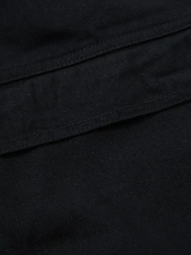 Men's Wide Leg Studded Jeans