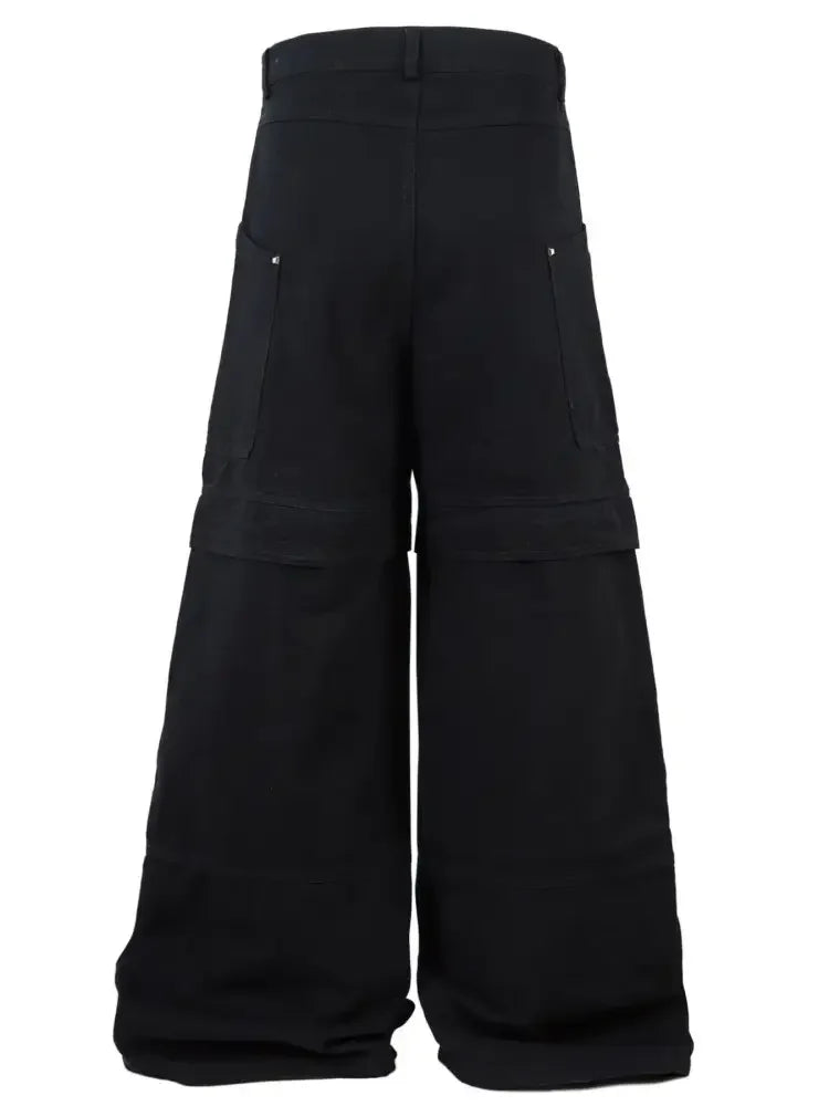 Men's Wide Leg Studded Jeans