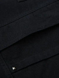 Men's Wide Leg Studded Jeans